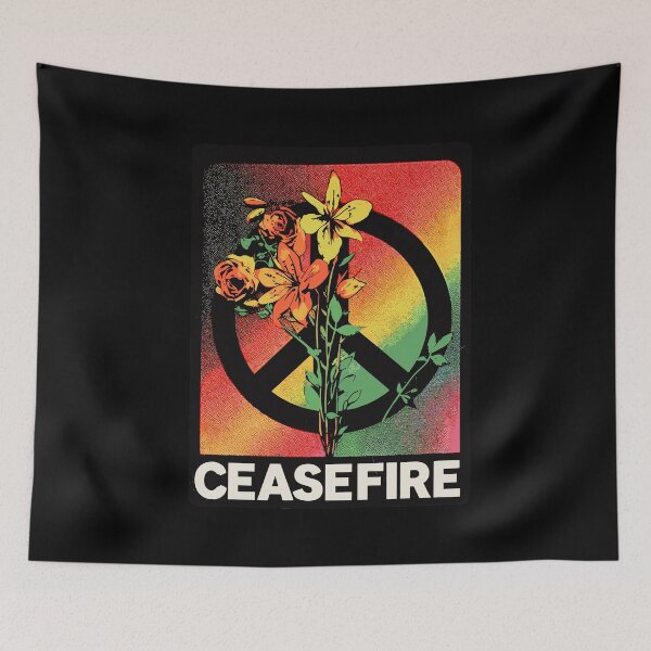Item preview, Floral Peace Ceasefire designed and sold by TomFrontierArt.