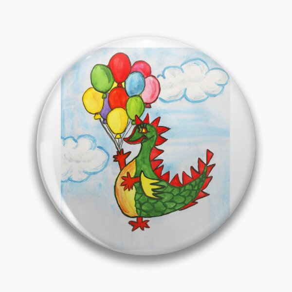Artikelvorschau, Drache mit Luftballons entworfen und verkauft von Irina Afonskaya.