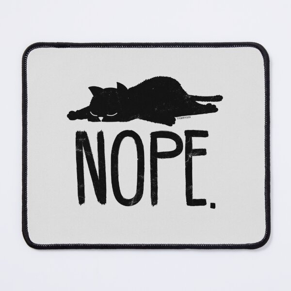 Item preview, Nope Cat designed and sold by catsandmore.