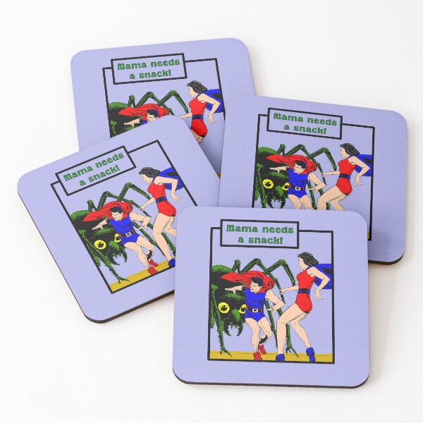 Item preview, Mama needs a snack! - Retro horror comic designed and sold by Alex Starcatcher.