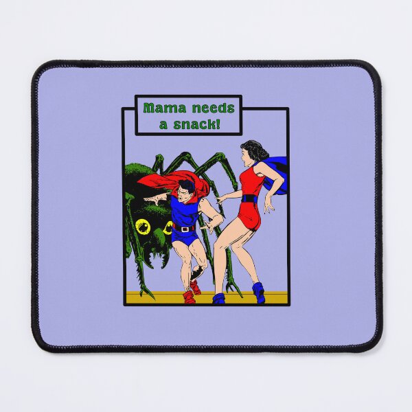 Item preview, Mama needs a snack! - Retro horror comic designed and sold by Alex Starcatcher.