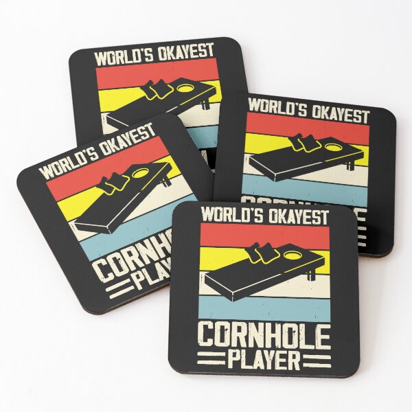 Item preview, World's Okayest Cornhole Player Retro Design - Funny Baggo Bean Bag Toss Game Cornhole Vintage designed and sold by naworas.