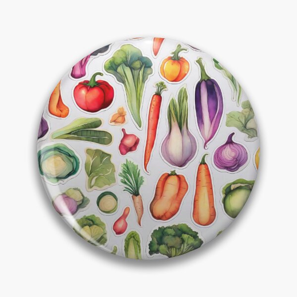 Item preview, Colorful assorted vegetable stickers designed and sold by stevanovicigor.