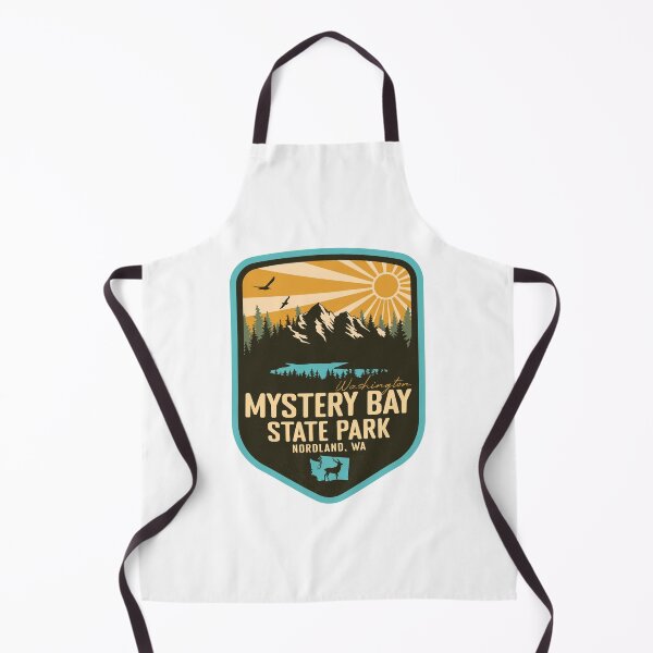 Item preview, Mystery Bay State Park Washington - WA Retro Badge Forest and Wilderness  designed and sold by mountainfad.