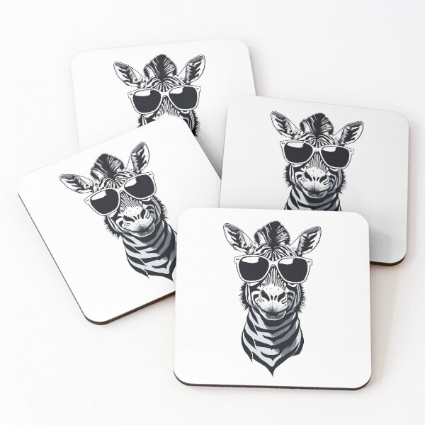 Item preview, Cool Zebra in sunglasses designed and sold by MamikonarsRB.