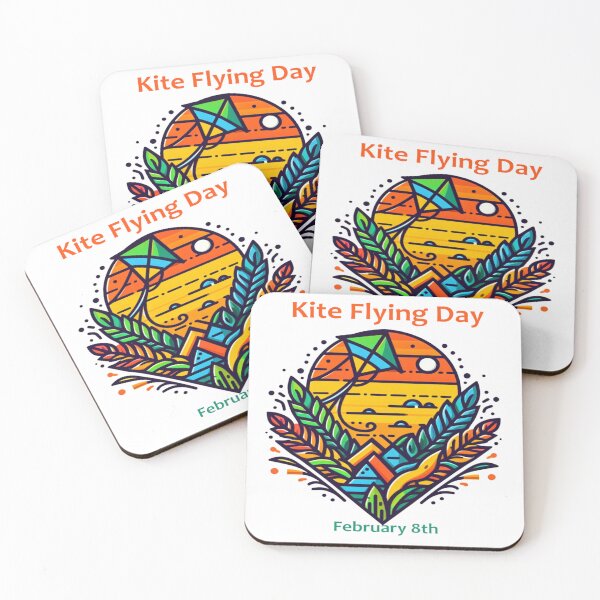 Item preview, Feb 8th - Kite Flying Day designed and sold by CrankyOldDude.