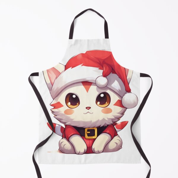 Item preview, Whiskered Claus: Adorable Kitty in Santa's Cap designed and sold by LittleOF Arty.