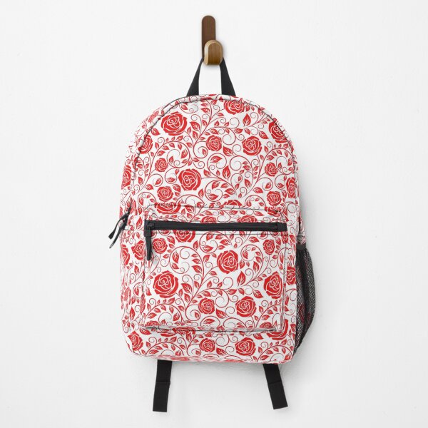 Item preview, Little Blue Flowers S | Red Roses and leaves pattern designed and sold by CircinusStore.
