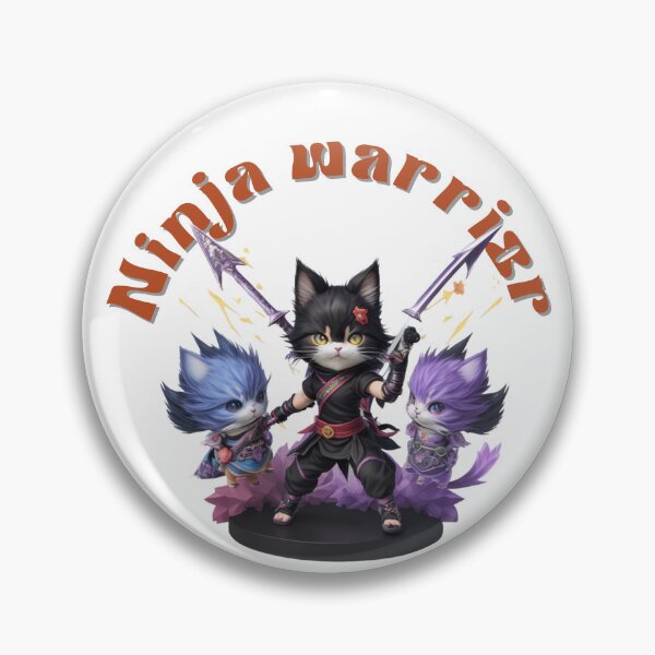 Item preview, Ninja cat sticker, cat warriors ,samurai cat,brave cat, cute ninja cat, mamma's cat, japanese samurai cat, super hero cat, vintage ninja cat, vintage cat, gifts for her designed and sold by Cat-culture-art.