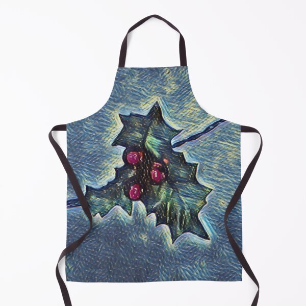 Item preview, Christmas Holly In Shades Of Blue designed and sold by Fearless-Fox.