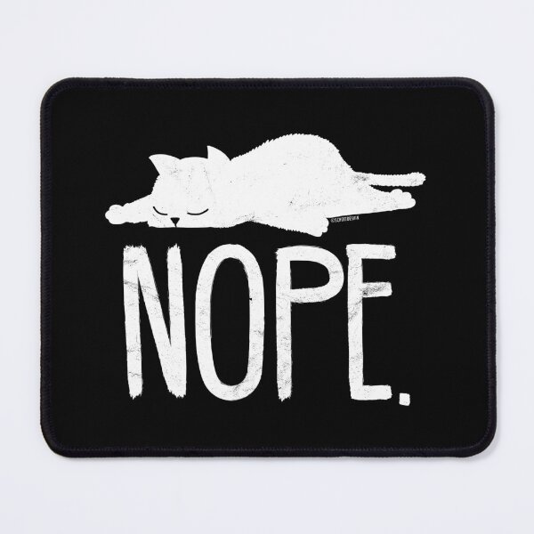 Item preview, Nope Cat designed and sold by catsandmore.
