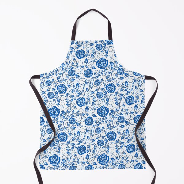 Item preview, Little Blue Flowers S | Blue Roses and leaves pattern designed and sold by CircinusStore.