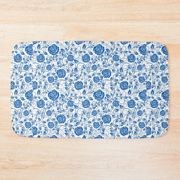 Item preview, Little Blue Flowers S | Blue Roses and leaves pattern designed and sold by CircinusStore.