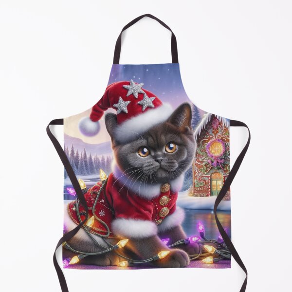 Item preview, Christmas Bombay Cat In A Winter Wonderland designed and sold by ZenEverAI.