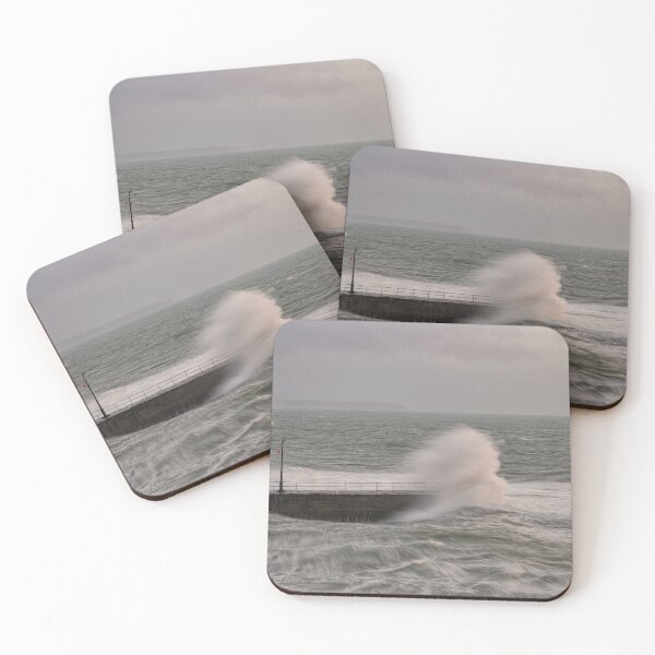Item preview, Porthleven  stormy seas designed and sold by kathleenjean.