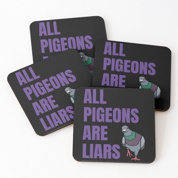 Item preview, pigeons are liars designed and sold by TranquilTrinket.