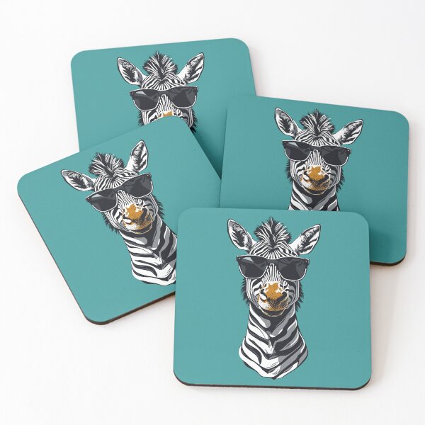 Item preview, Stylish Zebra wearing sunglasses designed and sold by MamikonarsRB.