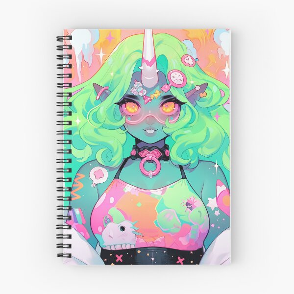 Item preview, Adorable Harajuku Kei Unicorn Anime Girl designed and sold by bubblegoth.