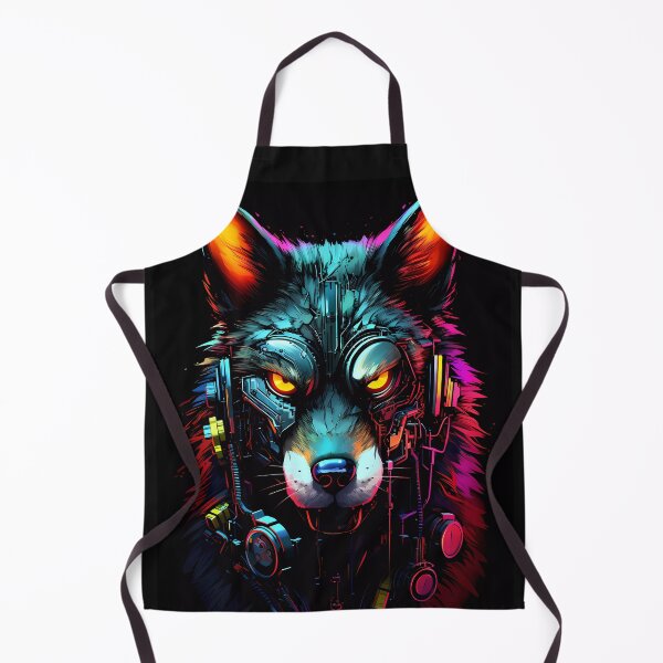 Item preview, Cyberpunk Wolf designed and sold by CyberAnimals.