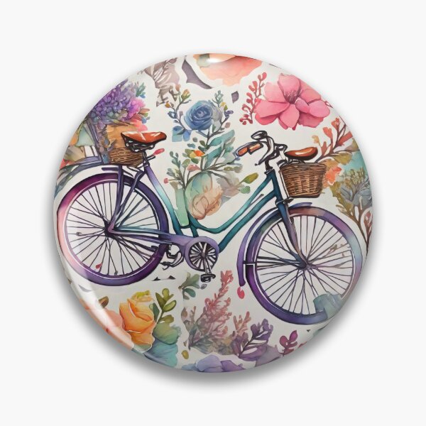 Item preview, Colorful bicycle stickers, watercolor style designed and sold by stevanovicigor.