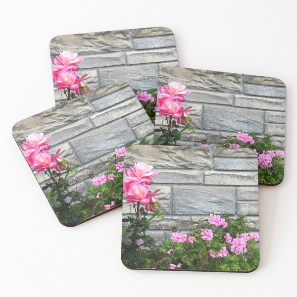 Item preview, Roses Against Stone - Alternative Floral Art designed and sold by YemmyZImages.