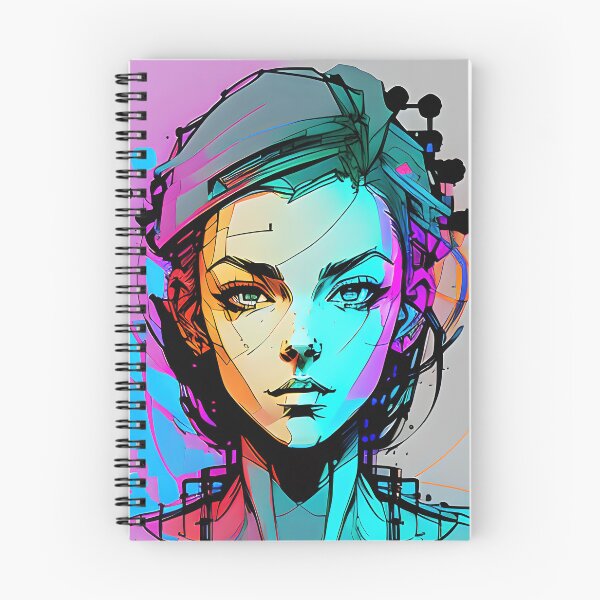 Item preview, Colorful ink style portrait of beautiful woman designed and sold by stevanovicigor.