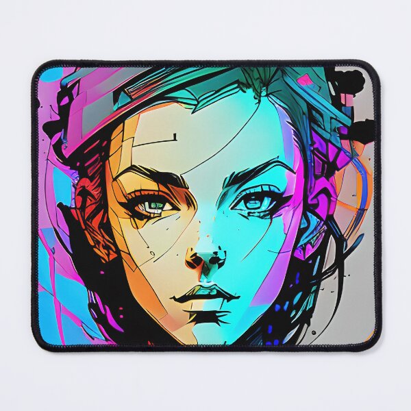 Item preview, Colorful ink style portrait of beautiful woman designed and sold by stevanovicigor.