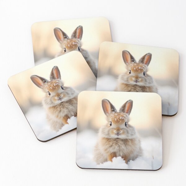 Item preview,  Playfully Intricate Rabbit in Winter Wonderland designed and sold by Michele Lobgianizze.