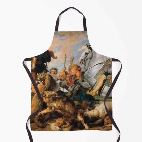 Item preview, Wolf And Fox Hunting By Peter Rubens designed and sold by InnerCitadel.