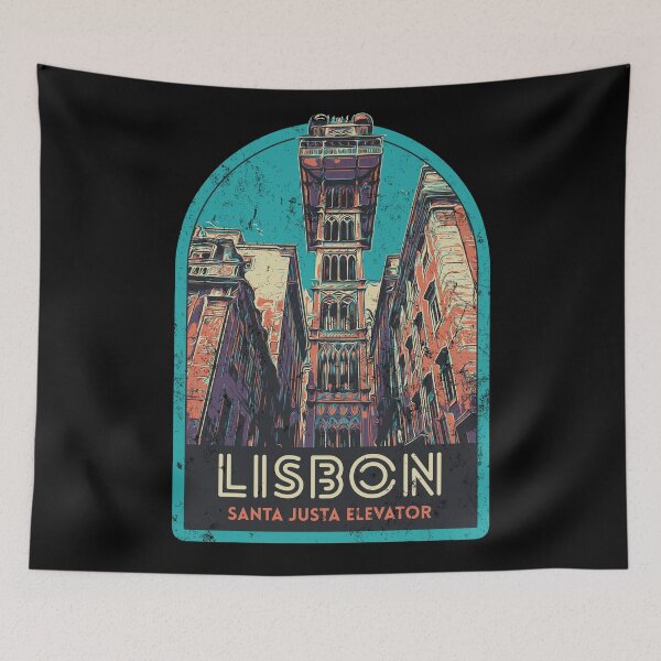 Item preview, Hito de Lisboa: Ilustración del Elevador de Santa Justa designed and sold by Lemomo-artworks.