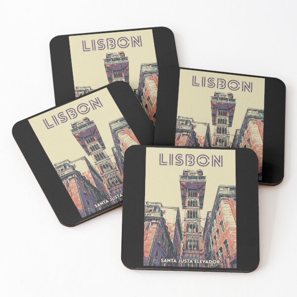 Item preview, Hito de Lisboa: Ilustración del Elevador de Santa Justa designed and sold by Lemomo-artworks.