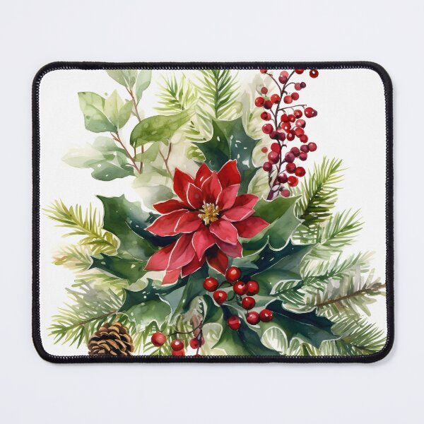 Item preview, beautiful christmas holiday floral bouquet designed and sold by dcrc.