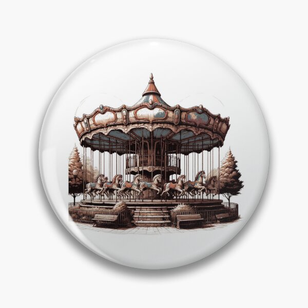 Item preview, Forgotten Carousel - Echoes of Playful Times designed and sold by VoilaPrint.