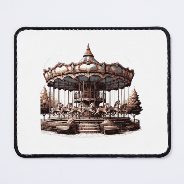 Item preview, Forgotten Carousel - Echoes of Playful Times designed and sold by VoilaPrint.