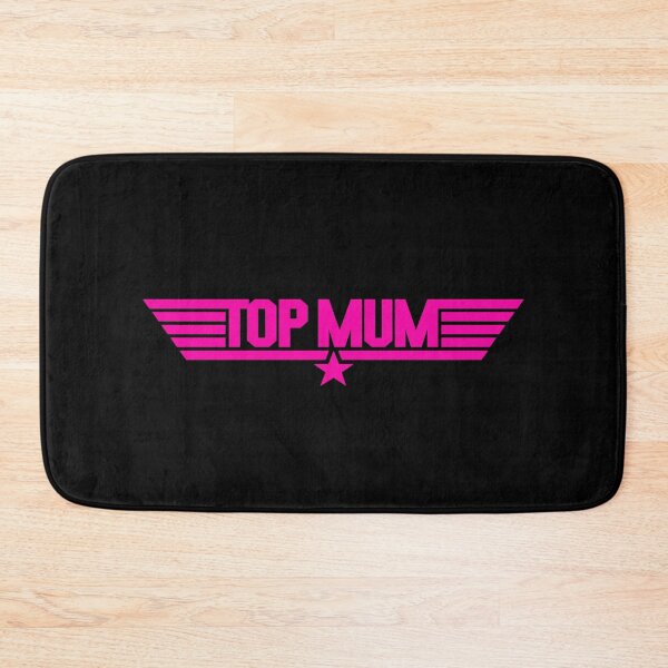 Item preview, Top Gun Top Mum - Best Mum ever - pink print designed and sold by retropetrol.