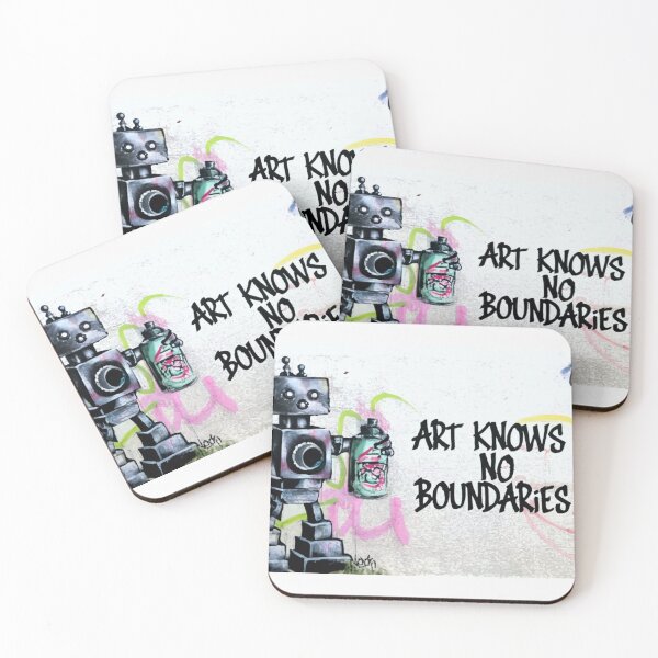 Item preview, Robot Stencil Graffiti designed and sold by Bomax121.