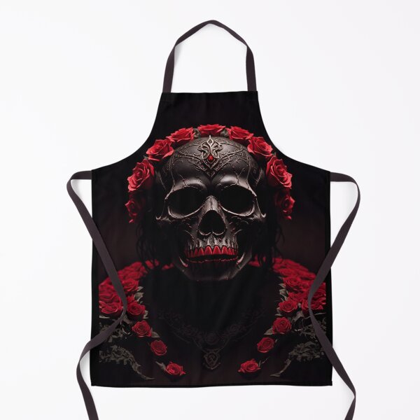 Item preview, Human skull made of red roses designed and sold by Fantasymachine.