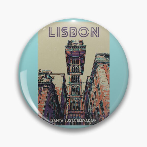 Item preview, Hito de Lisboa: Ilustración del Elevador de Santa Justa designed and sold by Lemomo-artworks.