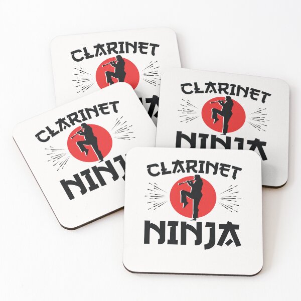 Aperçu de l'œuvre Musicien de clarinette Ninja Marching Band créée et vendue par jaygo.