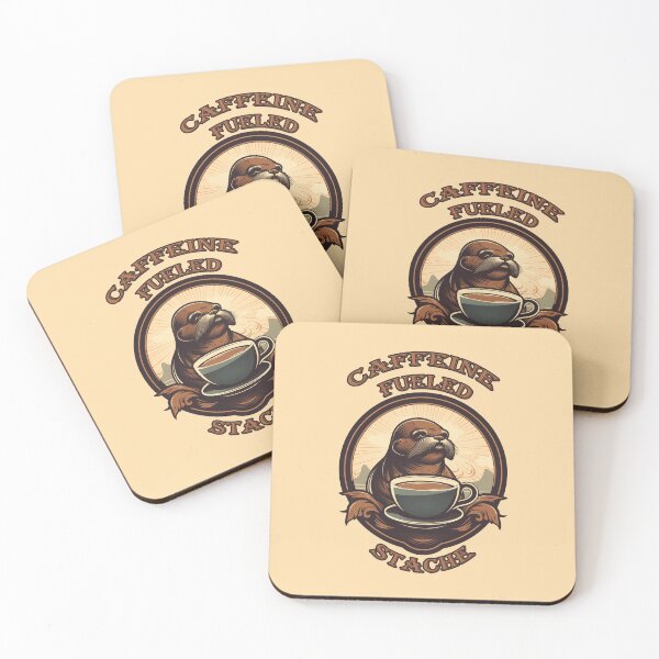 Item preview, Caffeine Fueled Stache designed and sold by StyleCut.