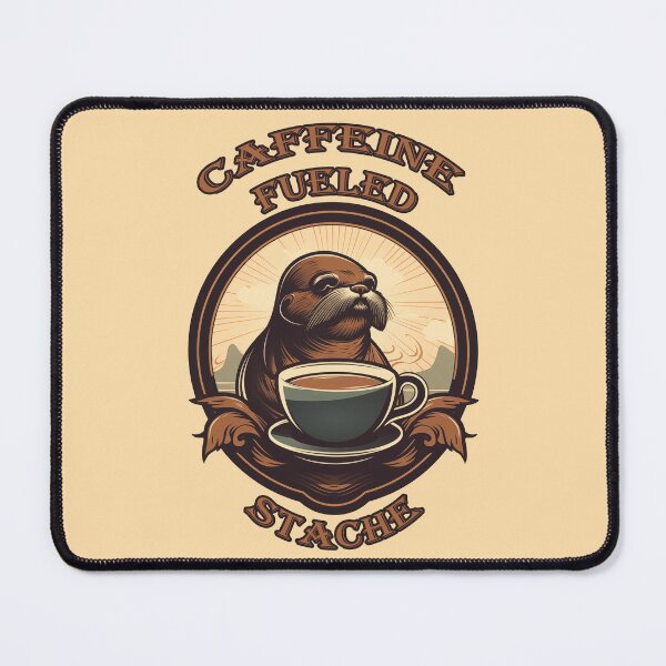 Item preview, Caffeine Fueled Stache designed and sold by StyleCut.