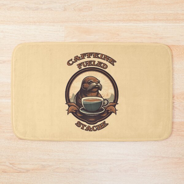 Item preview, Caffeine Fueled Stache designed and sold by StyleCut.