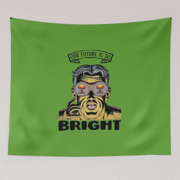 Item preview, Our future is so bright! - Retro comic art style designed and sold by Alex Starcatcher.