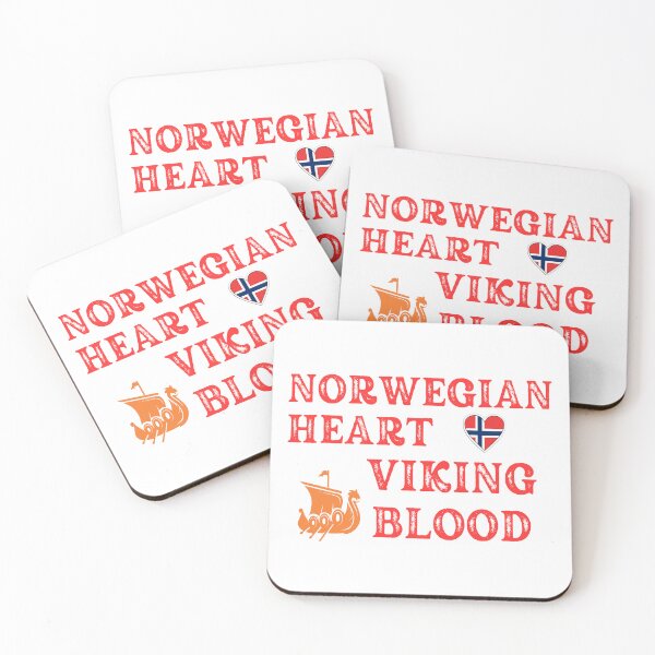 Item preview, Norwegian Heart Viking Blood. Gift ideas for historical enthusiasts. designed and sold by LindaLG.