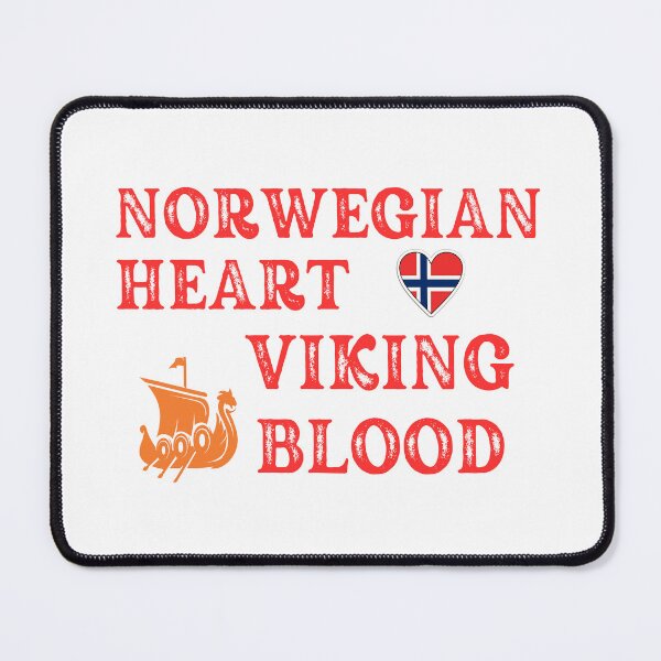 Item preview, Norwegian Heart Viking Blood. Gift ideas for historical enthusiasts. designed and sold by LindaLG.