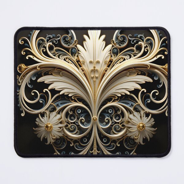 Item preview, ornate filigree decorative print designed and sold by dcrc.