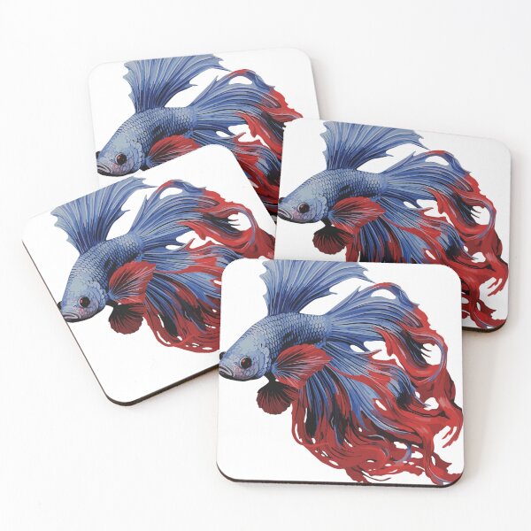 Item preview, fan-tailed Siamese Fighting Fish  designed and sold by ploen kongsuwan.