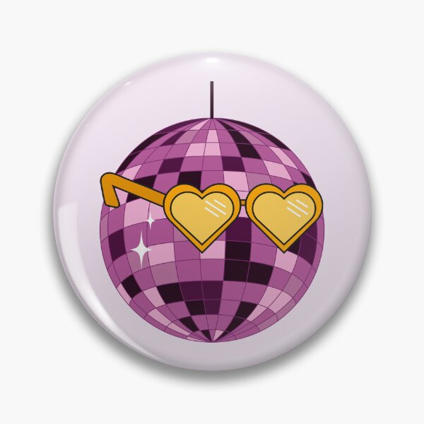 Item preview, Disco ball, Mirror ball with heart shaped sunglasses designed and sold by snadesign.