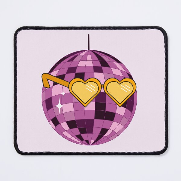 Item preview, Disco ball, Mirror ball with heart shaped sunglasses designed and sold by snadesign.