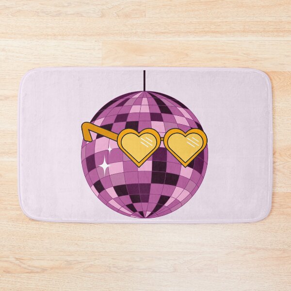 Item preview, Disco ball, Mirror ball with heart shaped sunglasses designed and sold by snadesign.